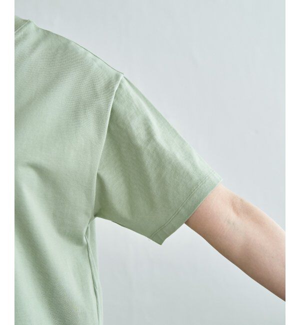 ikka「【接触冷感】裾レイヤードプリントTシャツ」|その他|