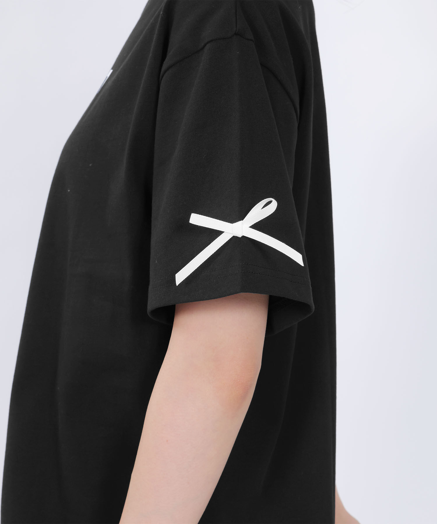 MARY QUANT「リボンロゴビッグ Tシャツ」|Tシャツ・カットソー|