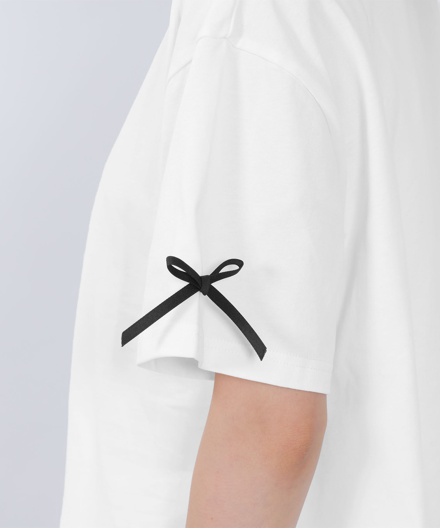 MARY QUANT「リボンロゴビッグ Tシャツ」|Tシャツ・カットソー|