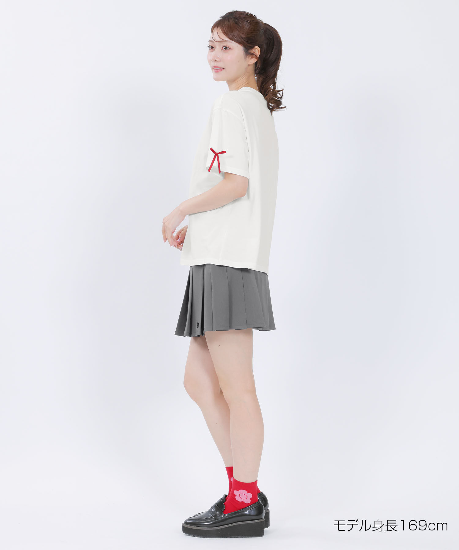 MARY QUANT「リボンロゴビッグ Tシャツ」|Tシャツ・カットソー|