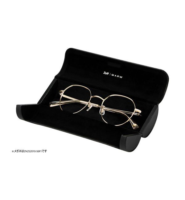  「Zoff MARW UNITED ARROWS マルゥ ユナイテッドアローズ メガネ | 伊達メガネ 度付き レンズ交換券付」|メガネ|
