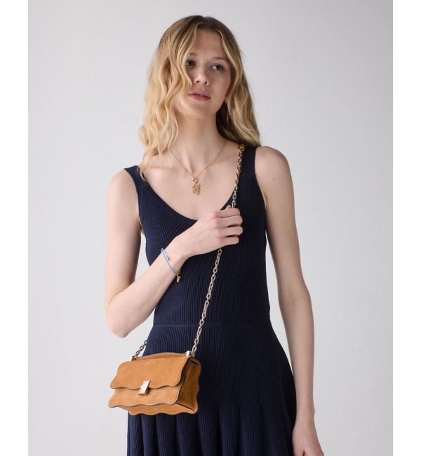 kate spade new york「デコ ウェービー スエード ミニ クロスボディ バッグ」|ショルダー・メッセンジャー|