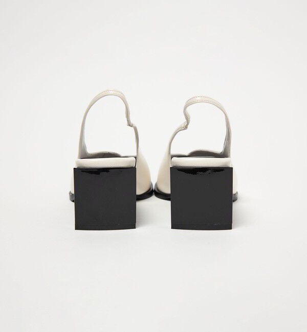 SY UNITED ARROWS「＜SY＞ スクエアエッジヒールバックベルト パンプス55&uarr;」|パンプス|