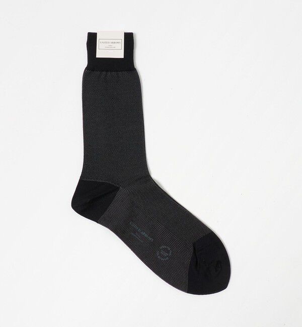 UNITED ARROWS「ピンヘッド ソックス」|ソックス|BLACK