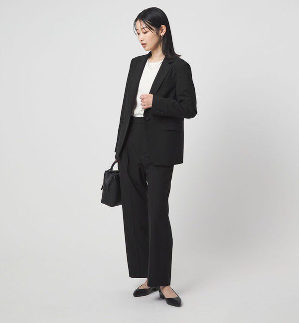 UNITED ARROWS green label relaxing「［size SHORTあり］カチリラ シングル テーラード ジャケット ブラック 」|テーラードジャケット|