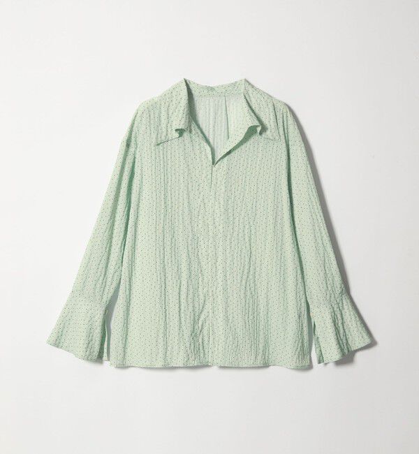 EMMEL REFINES「＜EMMEL REFINES＞EM ドット セミシアー シャツ」|シャツ・ブラウス|