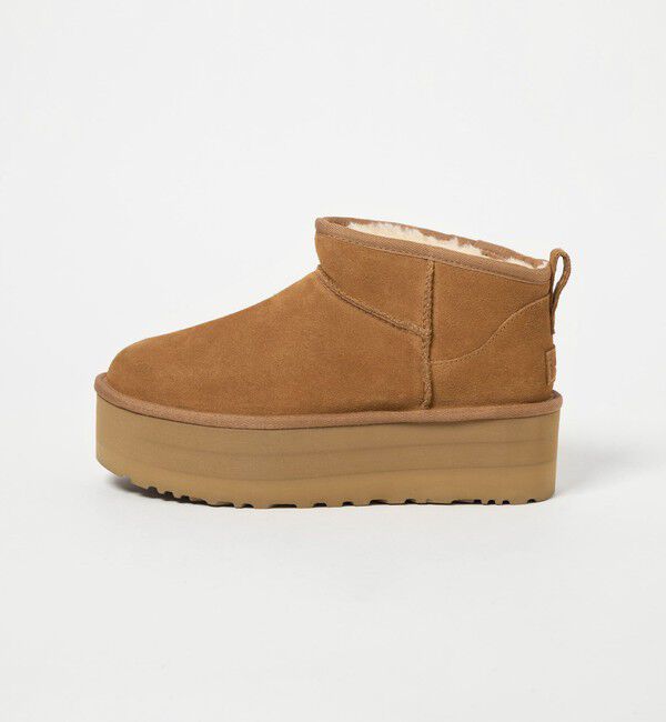 BEAUTY&YOUTH UNITED ARROWS「＜UGG＞クラシック ウルトラミニプラットフォーム ブーツ」|ショートブーツ|