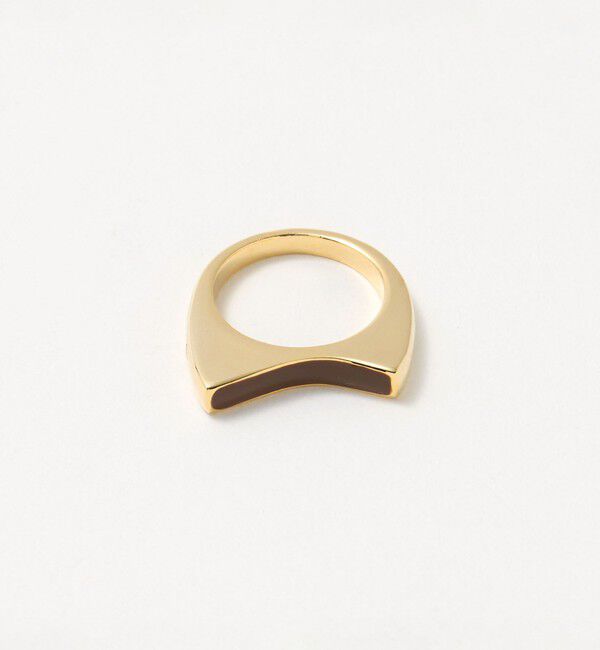 BEAUTY&YOUTH UNITED ARROWS「【一部別注】＜loni＞COLOR PEAK V リング」|リング|DK.BROWN