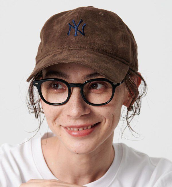 BEAUTY&YOUTH UNITED ARROWS「【別注】＜NEW ERA＞スエードライク ロゴ キャップ」|キャップ・キャスケット|DK.BROWN