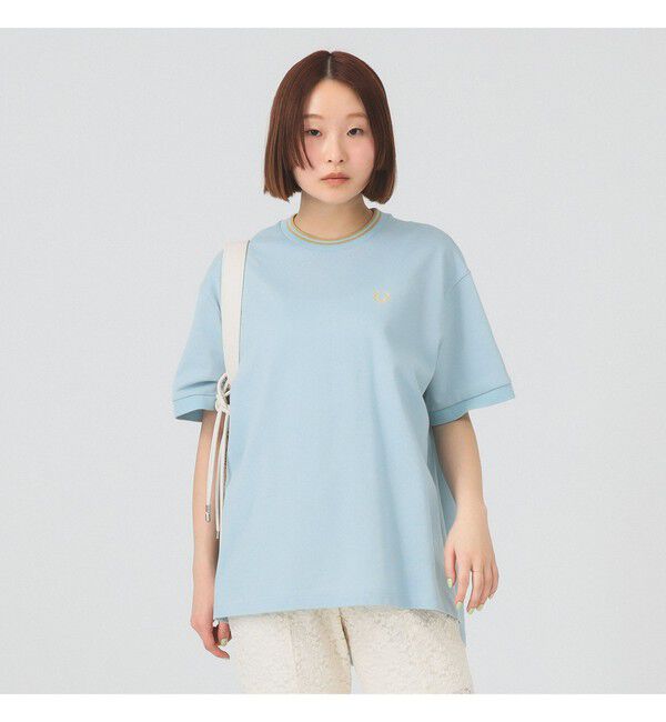 Ray BEAMS 「【別注】FRED PERRY / リラックスド ピケ Tシャツ」|Tシャツ・カットソー|BALL_BOY_BLUE