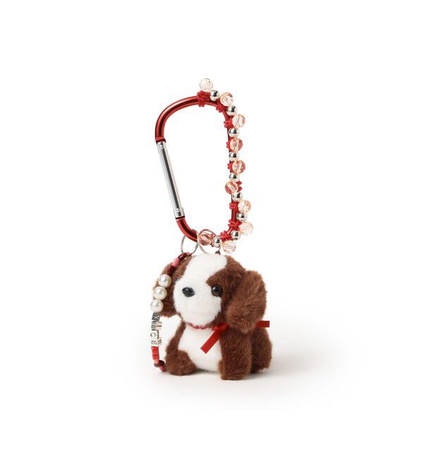 Ray BEAMS 「【別注】Casselini / DOG チャーム」|チャーム・キーホルダー|RED