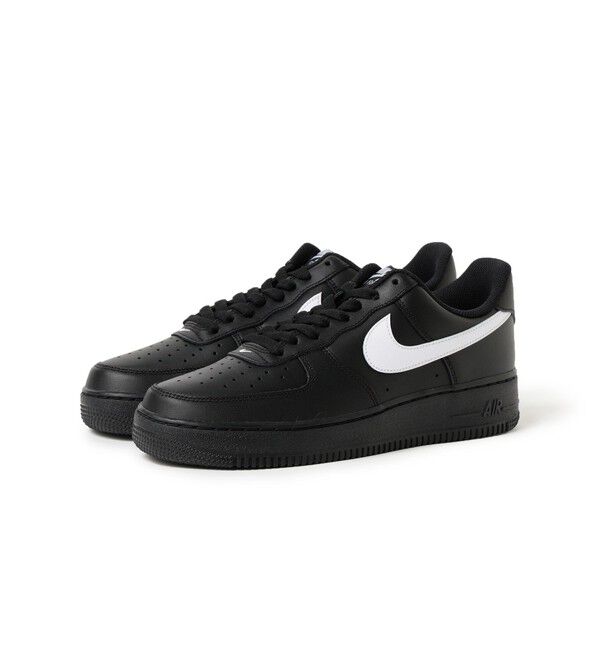 BEAMS「NIKE / エア フォース 1 '07 BLACK/WHITE-BLACK」|スニーカー|ﾌﾞﾗｯｸ/ﾎﾜｲﾄ/ﾌﾞﾗｯｸ