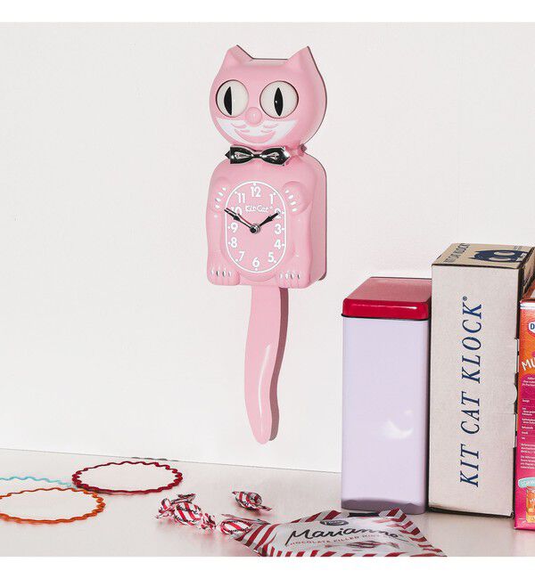 BEAMS「California Clock / Kit-Cat Klock Retro Kitchen Edition」|クロック・置時計|PINK