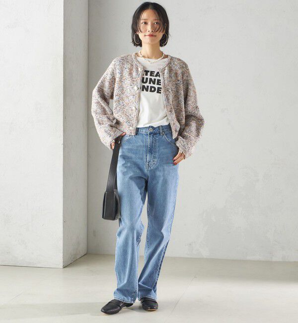 SHIPS for women「〈洗濯機可能〉ストレート フィット デニム パンツ」|デニム|