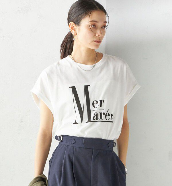 SHIPS for women「〈洗濯機可能〉プラチナ ヴェール TEE」|Tシャツ・カットソー|