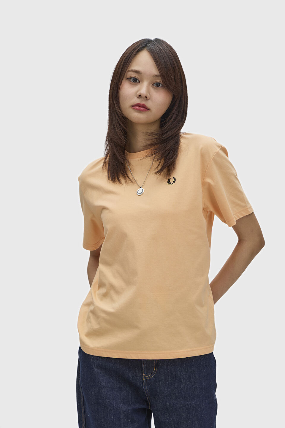FRED PERRY 「Crew Neck T-Shirt」|Tシャツ・カットソー|PEACH