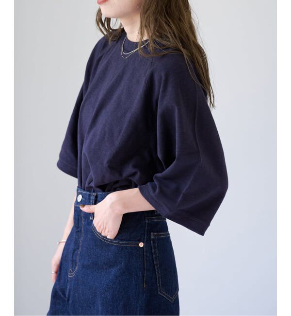 OUTDOOR PRODUCTS Usual Things「スラブストレッチ5SSスウェット」|Tシャツ・カットソー|ネイビー