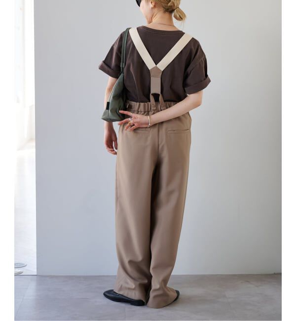 OUTDOOR PRODUCTS Usual Things「追加 TEE&times;サスペンダーパンツ2点SET 一部店舗+WEB限定」|スラックス|