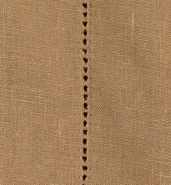 GALERIE VIE「【一部WEB先行予約】フレンチリネン スタンドカラーシャツ」|シャツ・ブラウス|