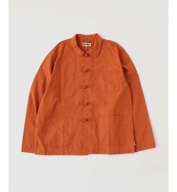 417 EDIFICE「【BLEU DE CHINE STORE】 SHANGHAI JACKET」|シャツ・ブラウス|オレンジ