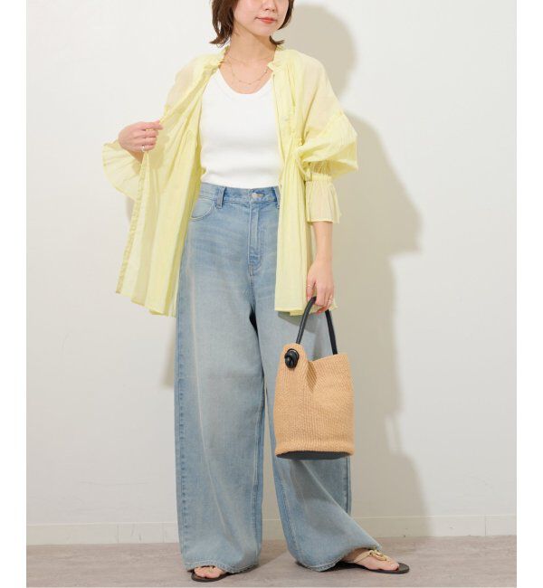 JOURNAL STANDARD relume「Vis/Polyクルーネックリブタンクトップ」|タンクトップ|