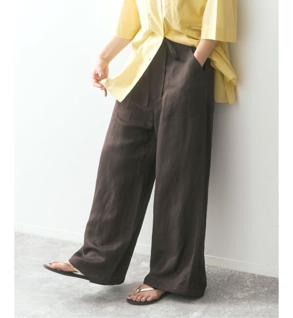 Spick and Span「SHEN TANAKA*S ファティーグパンツ」|カーゴ|ブラウン B