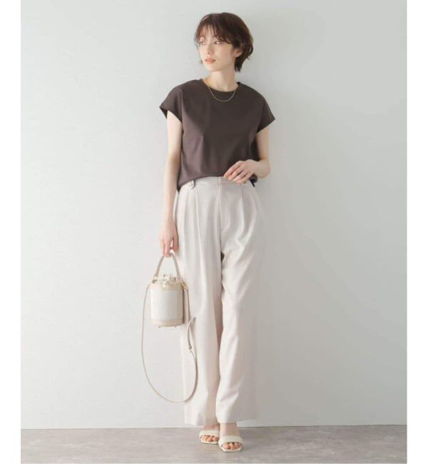  「《追加2》【洗える】接触冷感スムースハイネックプルオーバー」|Tシャツ・カットソー|