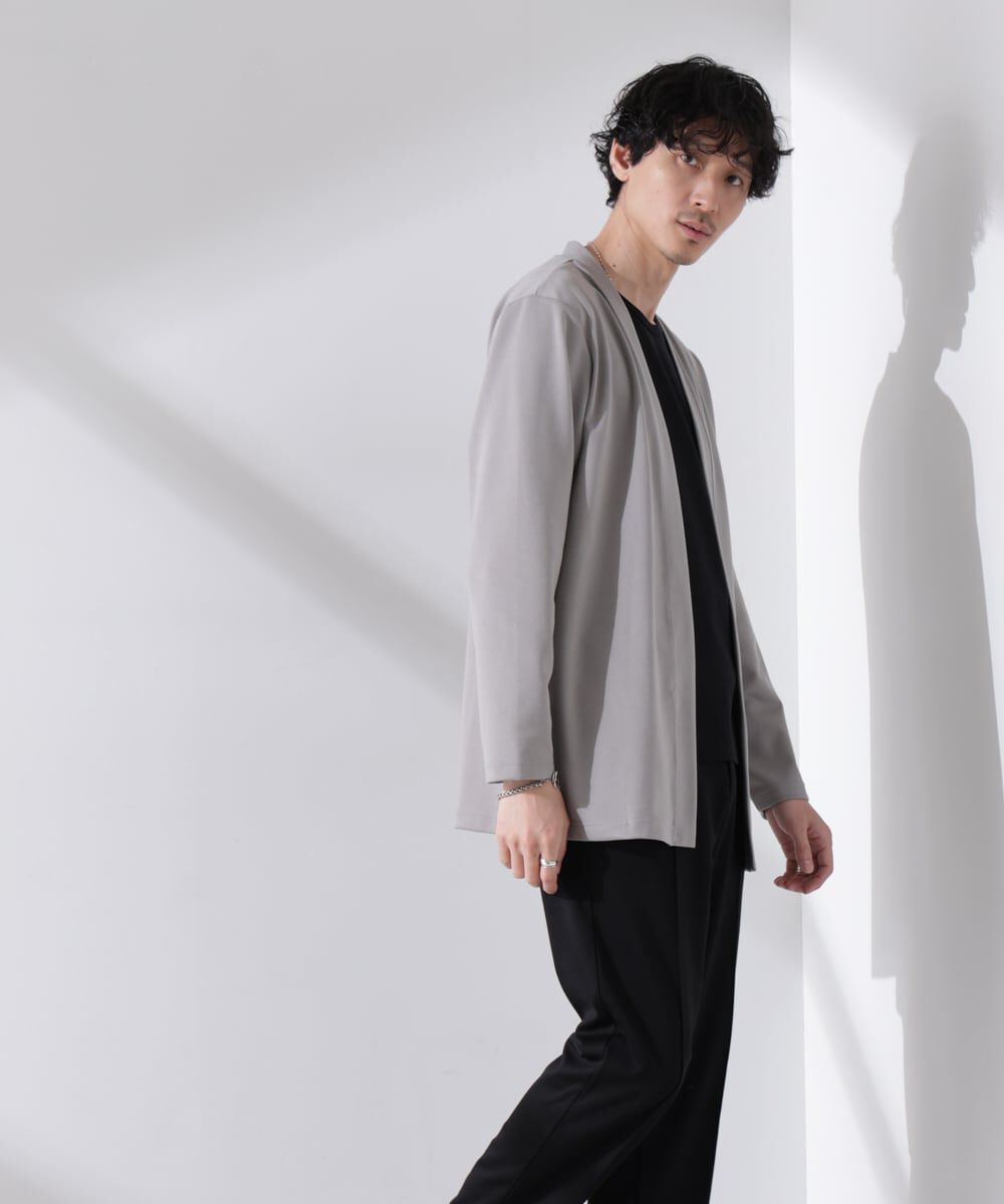 nano･universe「ダブルジャージー着流しカーディガン」|Tシャツ・カットソー|