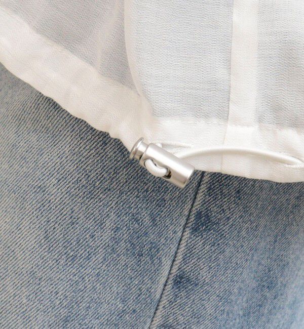 fredy emue「【大人気リバイバル】シアーフーディシャツブルゾン」|シャツ・ブラウス|