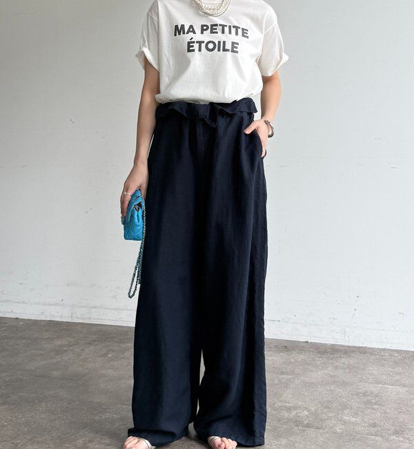 「グリッターラメロゴTEE」|Tシャツ・カットソー|