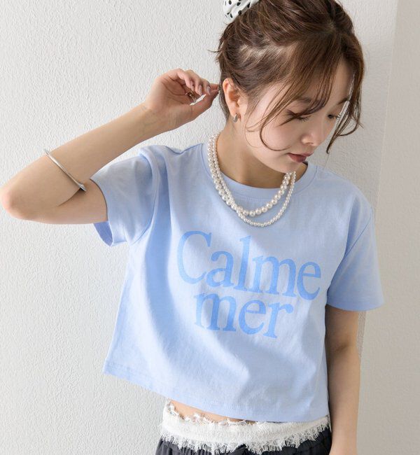  「カラーロゴチビTシャツ」|Tシャツ・カットソー|ブルー
