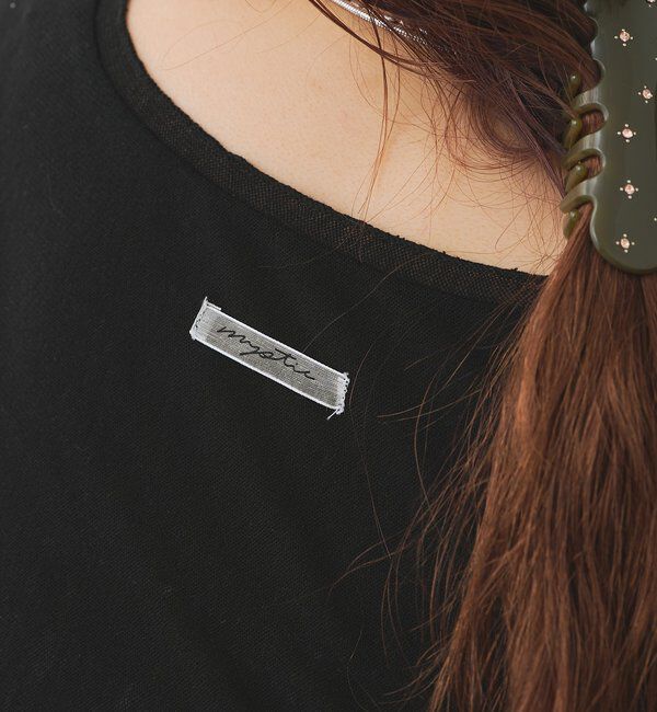  「サイドギャザーシアーTシャツ」|Tシャツ・カットソー|