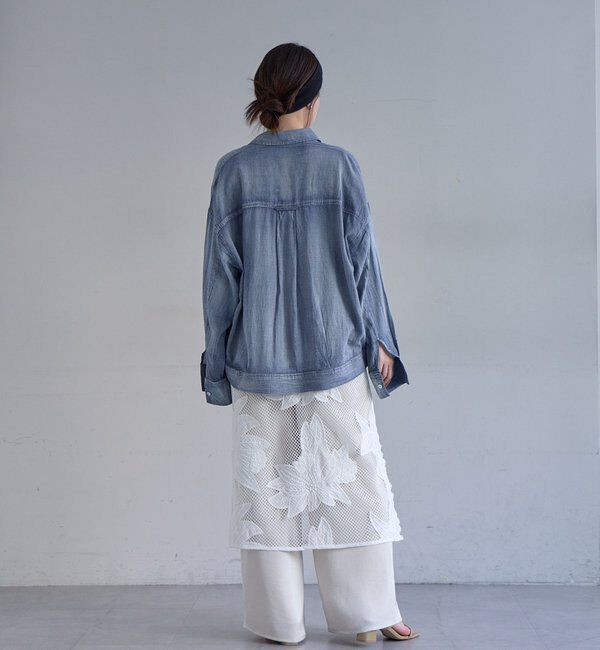  「【再入荷】シアーデニムシャツ」|シャツ・ブラウス|