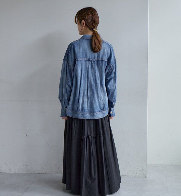  「【再入荷】シアーデニムシャツ」|シャツ・ブラウス|