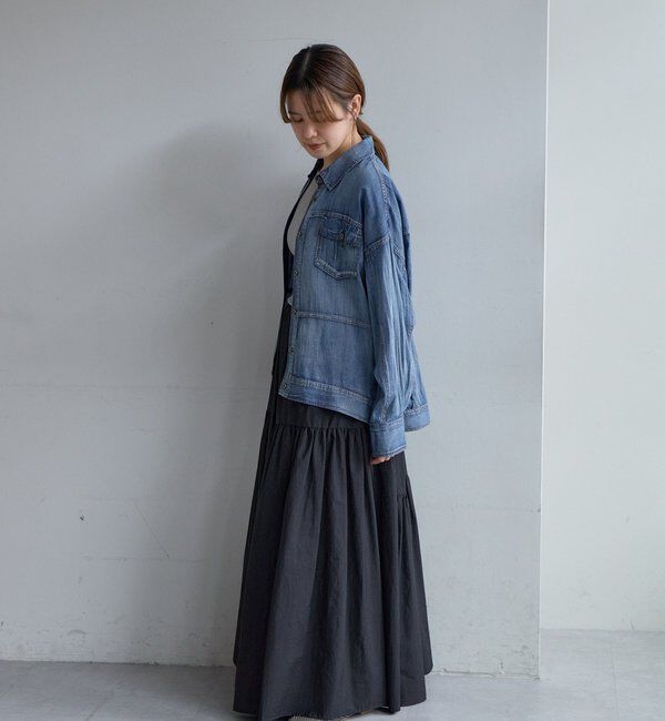  「【再入荷】シアーデニムシャツ」|シャツ・ブラウス|