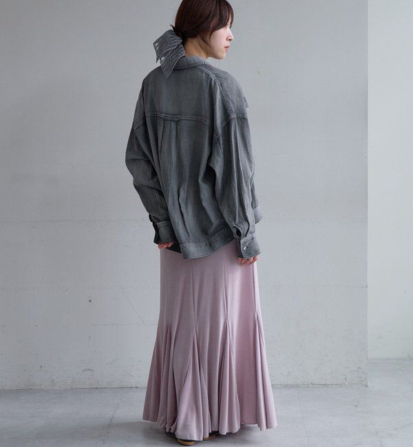  「【再入荷】シアーデニムシャツ」|シャツ・ブラウス|