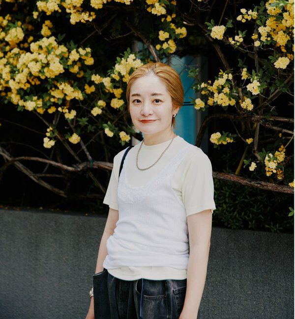  「【LUALY】シアープレーンチビTee」|Tシャツ・カットソー|