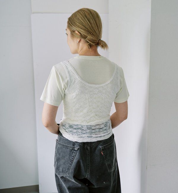  「【LUALY】シアープレーンチビTee」|Tシャツ・カットソー|