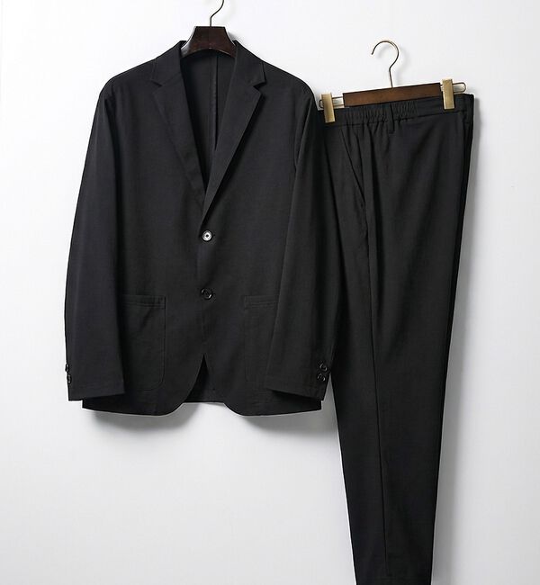 ABAHOUSE「【SMART CLOSET】接触冷感 カットメッシュ ジャケット / セットアッ」|テーラードジャケット|