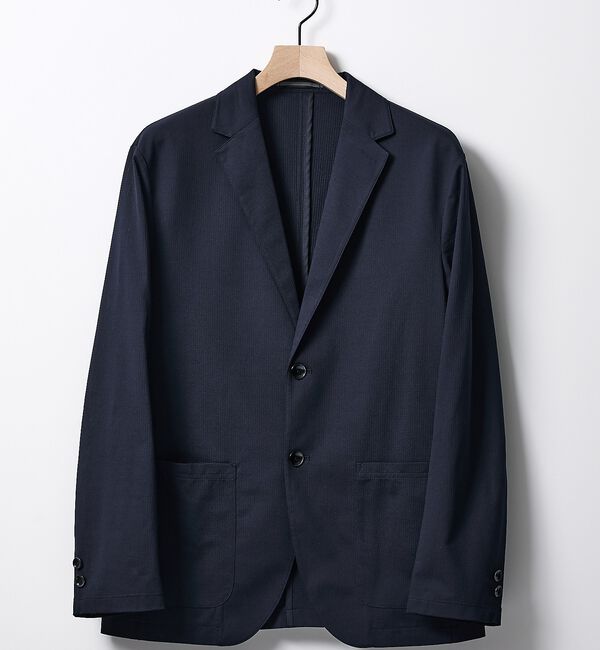 ABAHOUSE「【SMART CLOSET】接触冷感 カットメッシュ ジャケット / セットアッ」|テーラードジャケット|