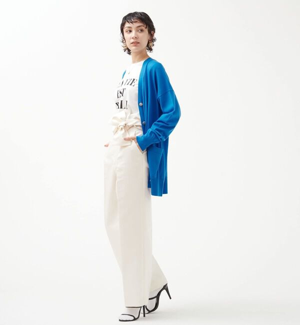 TIARA「リボンベルトワイドパンツ」|その他|