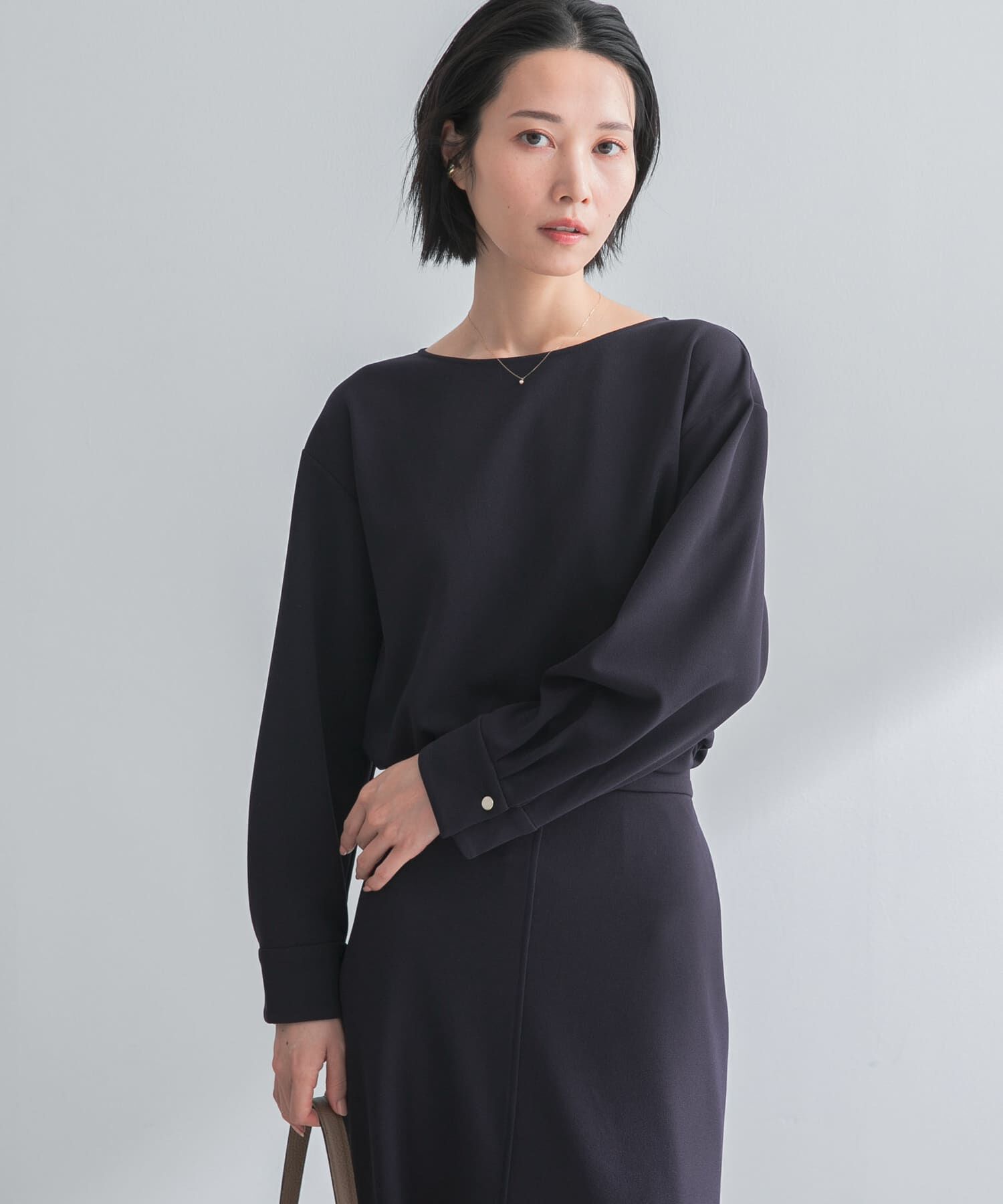 URBAN RESEARCH ROSSO「ストレッチジョーゼットブラウス」|シャツ・ブラウス|