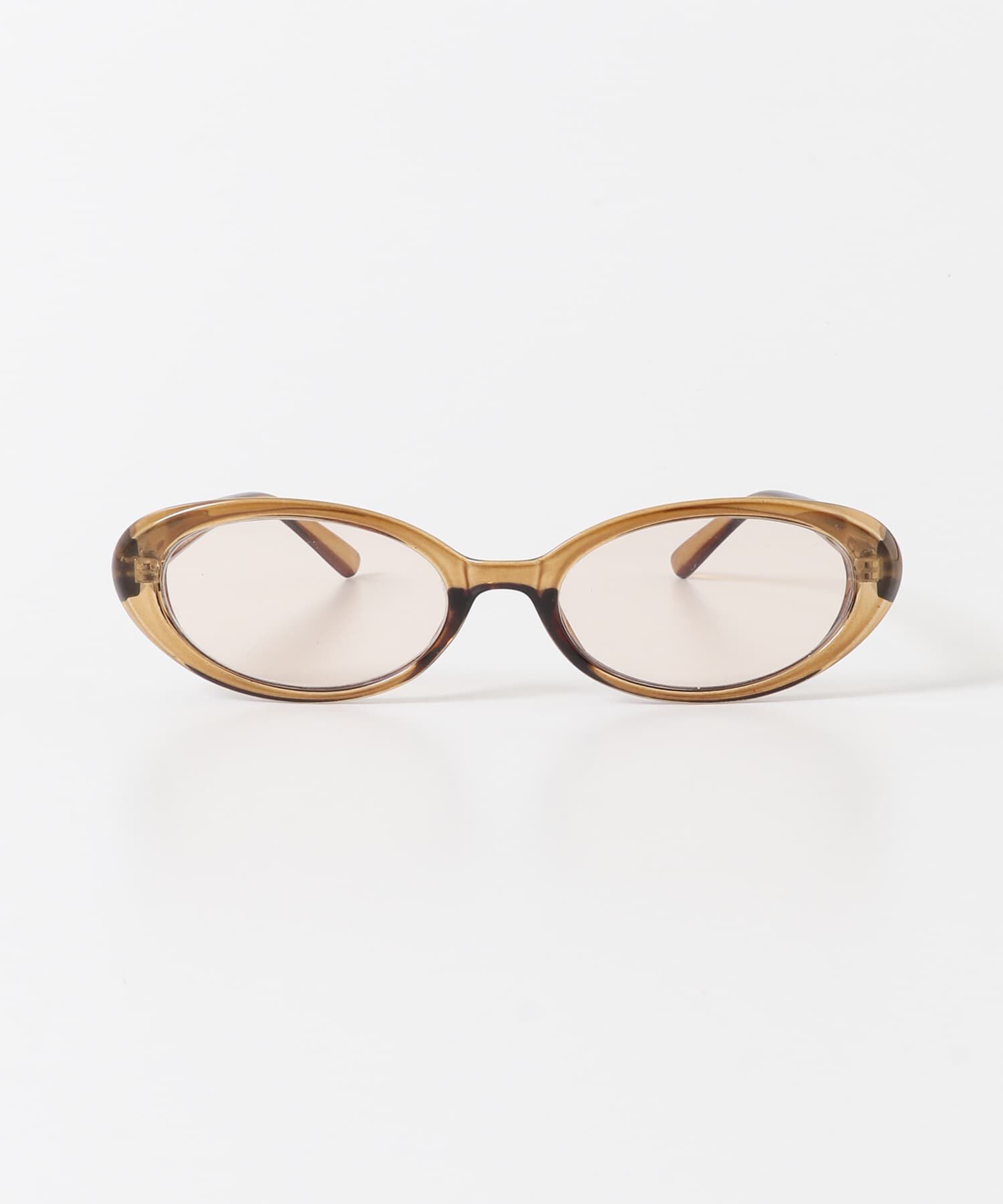 URBAN RESEARCH「decor『デコール』　EYEWEAR ROUND SUN」|メガネ|キャメル
