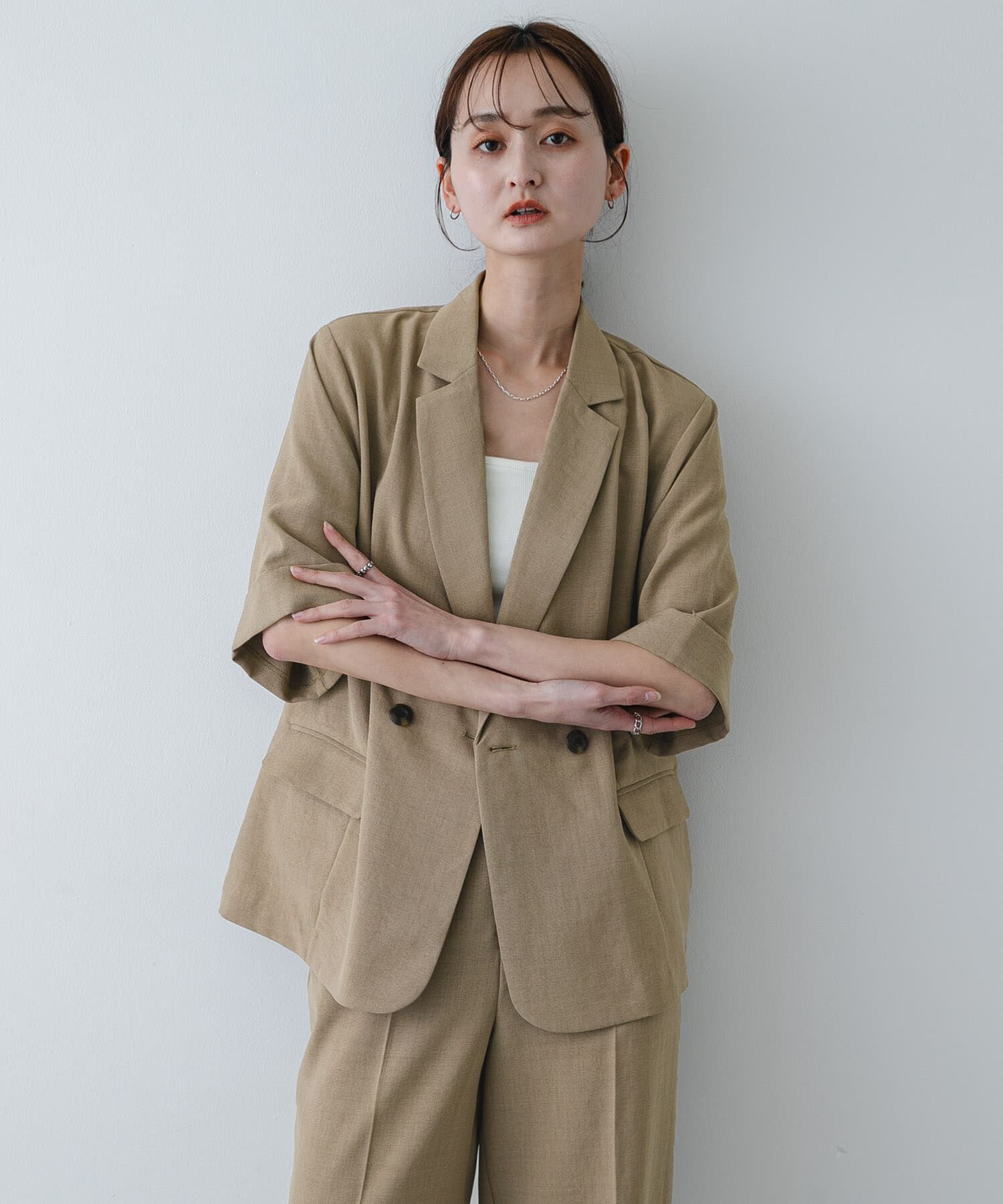 SENSE OF PLACE by URBAN RESEARCH「『一部WEB限定カラー』『UR TECH DRYLUXE』リネンライクジャケット」|その他|