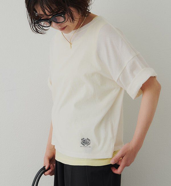  「【F&B】オーガニックコットンTシャツ」|Tシャツ・カットソー|アイボリー