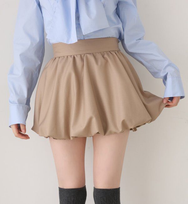  「【SMサイズ展開あり】バルーンミニスカート」|スカート|