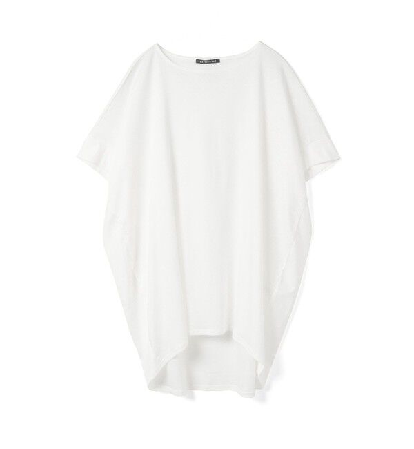 mizuiro ind「mizuiro ind ボートネックコクーンプルオーバー」|Tシャツ・カットソー|