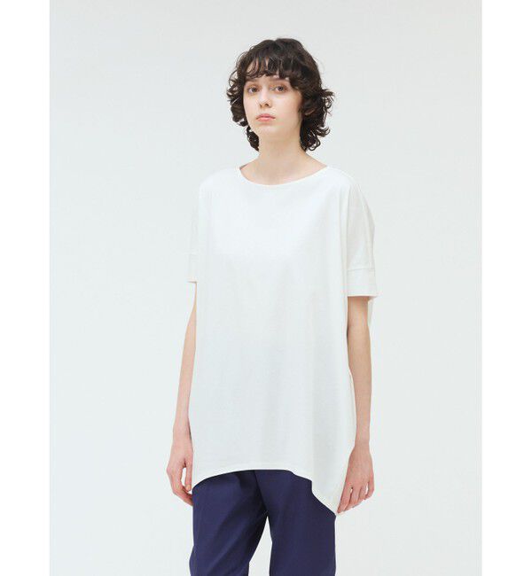 mizuiro ind「mizuiro ind ボートネックコクーンプルオーバー」|Tシャツ・カットソー|