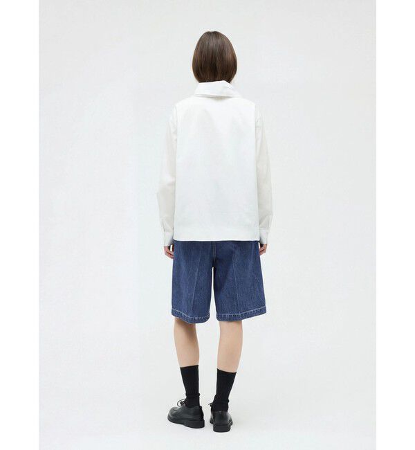 mizuiro ind「mizuiro ind デニムハーフパンツ(BLEACH)」|その他|