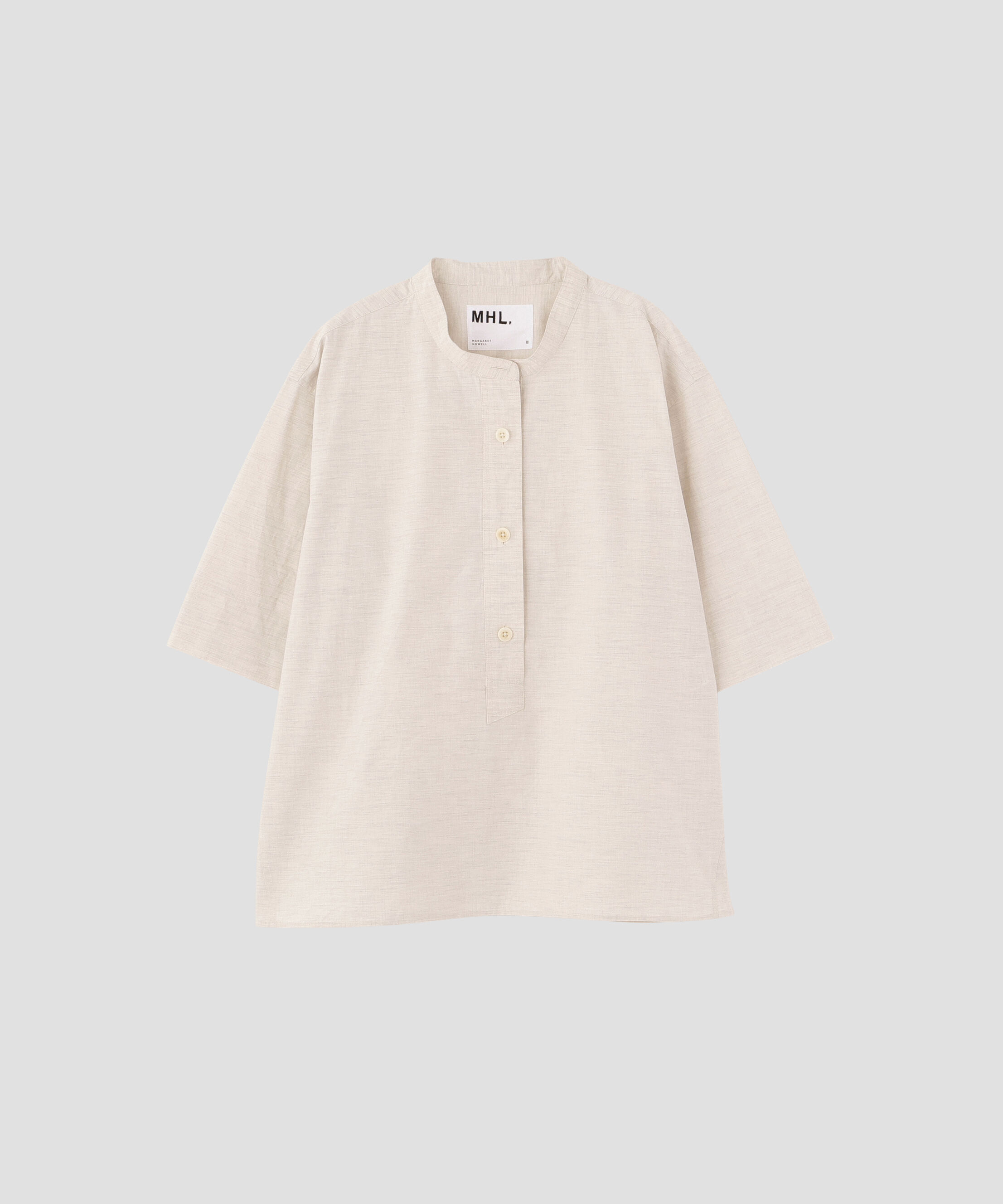 MHL.「HIGHCOUNT TOP DYED COTTON SHIRT」|シャツ・ブラウス|